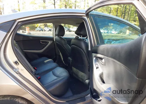 2012 Hyundai Elantra Limited z USA, uszkodzony, nr VIN 5NPDH4AE2CH090352